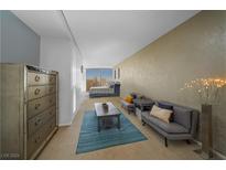 Spacious main bedroom with city view and sitting area at 3726 S Las Vegas Blvd # 3305, Las Vegas, NV 89158