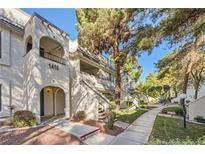 Residential building with walkway and landscaping at 1418 Santa Margarita St # C, Las Vegas, NV 89146