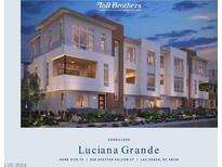 Modern luxury townhome community, Luciana Grande at 639 Spotted Falcon St, Las Vegas, NV 89138