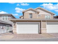 Modern two-story home with attached two-car garage at 734 Last Dance Pl, Henderson, NV 89011