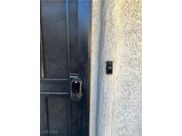 Front door with keyless entry and doorbell at 2080 Karen Ave # 50, Las Vegas, NV 89169