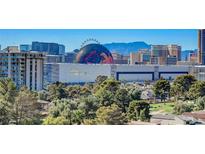 Aerial view showcasing the property's proximity to the Las Vegas Strip at 3111 Bel Air Dr # 10H, Las Vegas, NV 89109