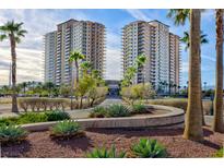 Luxury high-rise building with resort-style landscaping and a stunning view at 8255 Las Vegas Blvd # 2002, Las Vegas, NV 89123