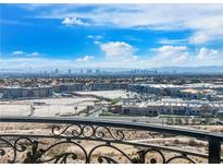 Stunning panoramic view of city skyline and surrounding landscape at 9103 Alta Dr # 1101, Las Vegas, NV 89145