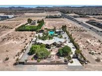 Luxury property with pool and expansive desert landscaping at 4813 W Richmar Ave, Las Vegas, NV 89139