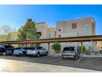 Covered parking spaces available for residents at 1909 Desert Falls Ct # 205, Las Vegas, NV 89128