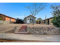 Cute bungalow home with stone accents and a spacious yard at 629 Avenue M, Boulder City, NV 89005