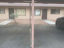 Two parking spots are available under a covered carport at 3718 Hazelwood St # 12, Las Vegas, NV 89119