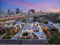 Luxury home with city views, spacious yard, and gated entry at 1725 Bannie Ave, Las Vegas, NV 89102